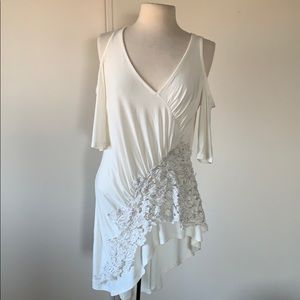 Off white dressy tunic